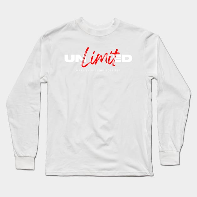 Unlimited Long Sleeve T-Shirt by TKM Studios